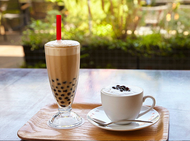 濃厚でミルキーなタピオカミルクティー